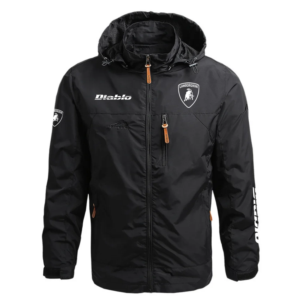 Lamborghini Diablo Waterproof Outdoor Jacket Detachable Hood Windbreaker HTWOJLBGDIA – Lamborghini Jacket