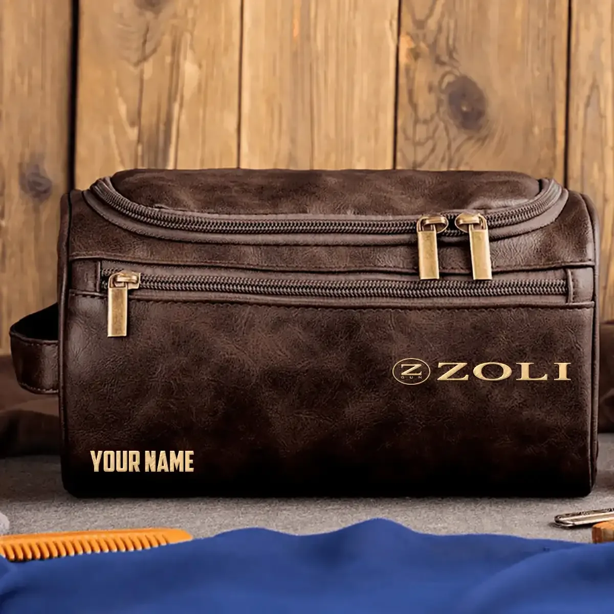 Zoli Exclusive Leather Toiletry Bag OUHULB0815ZLZ - Zoli Bag