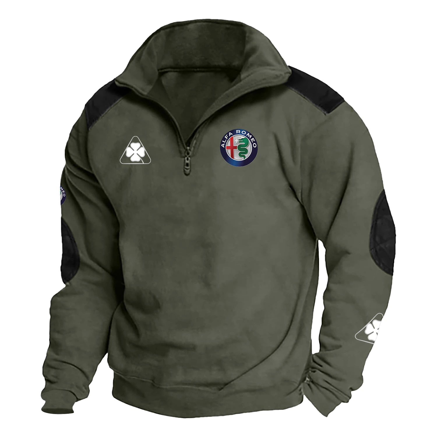 Alfa Romeo Giulia Quadrifoglio Exclusive Tactical Quarter-Zip Sweatshirt HTSCSAFGQO - Alfa Romeo Giulia Quadrifoglio Sweatshirt