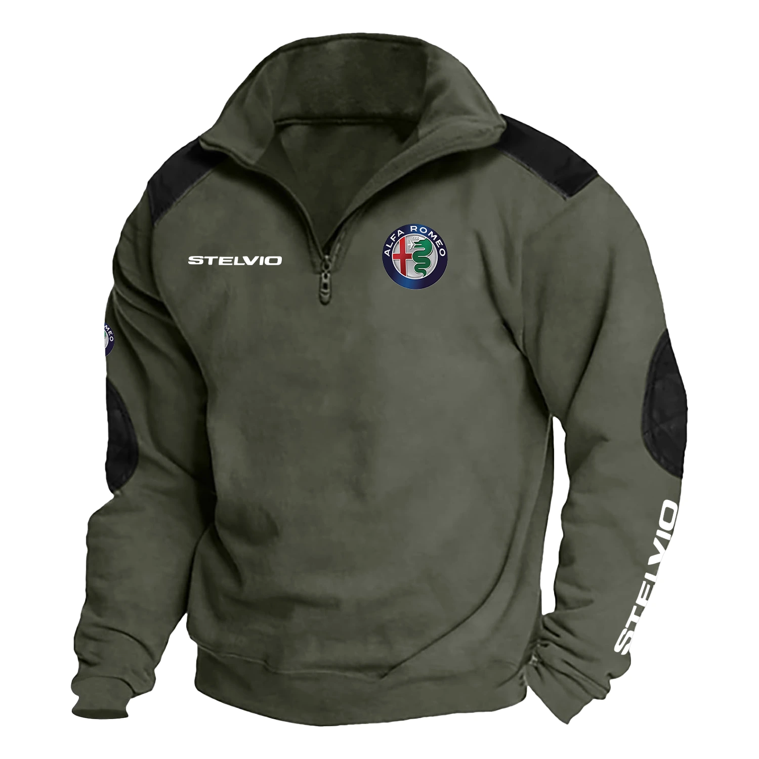 Alfa Romeo Stelvio Exclusive Tactical Quarter-Zip Sweatshirt HTSCSAFSTE - Alfa Romeo Stelvio Sweatshirt