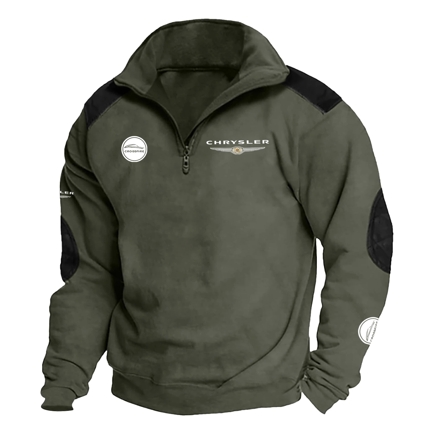 Chrysler Crossfire Exclusive Tactical Quarter-Zip Sweatshirt HTSCSCSCRO - Chrysler Crossfire Sweatshirt