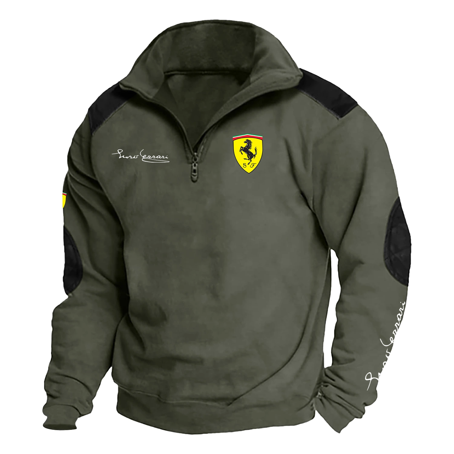 Enzo Ferrari  Exclusive Tactical Quarter-Zip Sweatshirt HTSCSFIENZ – Enzo Ferrari  Sweatshirt