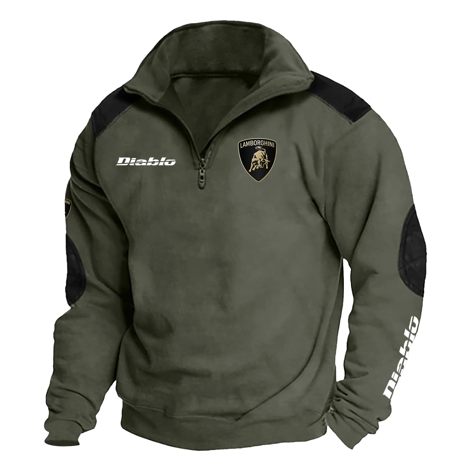 Lamborghini Diablo   Exclusive Tactical Quarter-Zip Sweatshirt HTSCSLBGDIA – Lamborghini Diablo   Sweatshirt