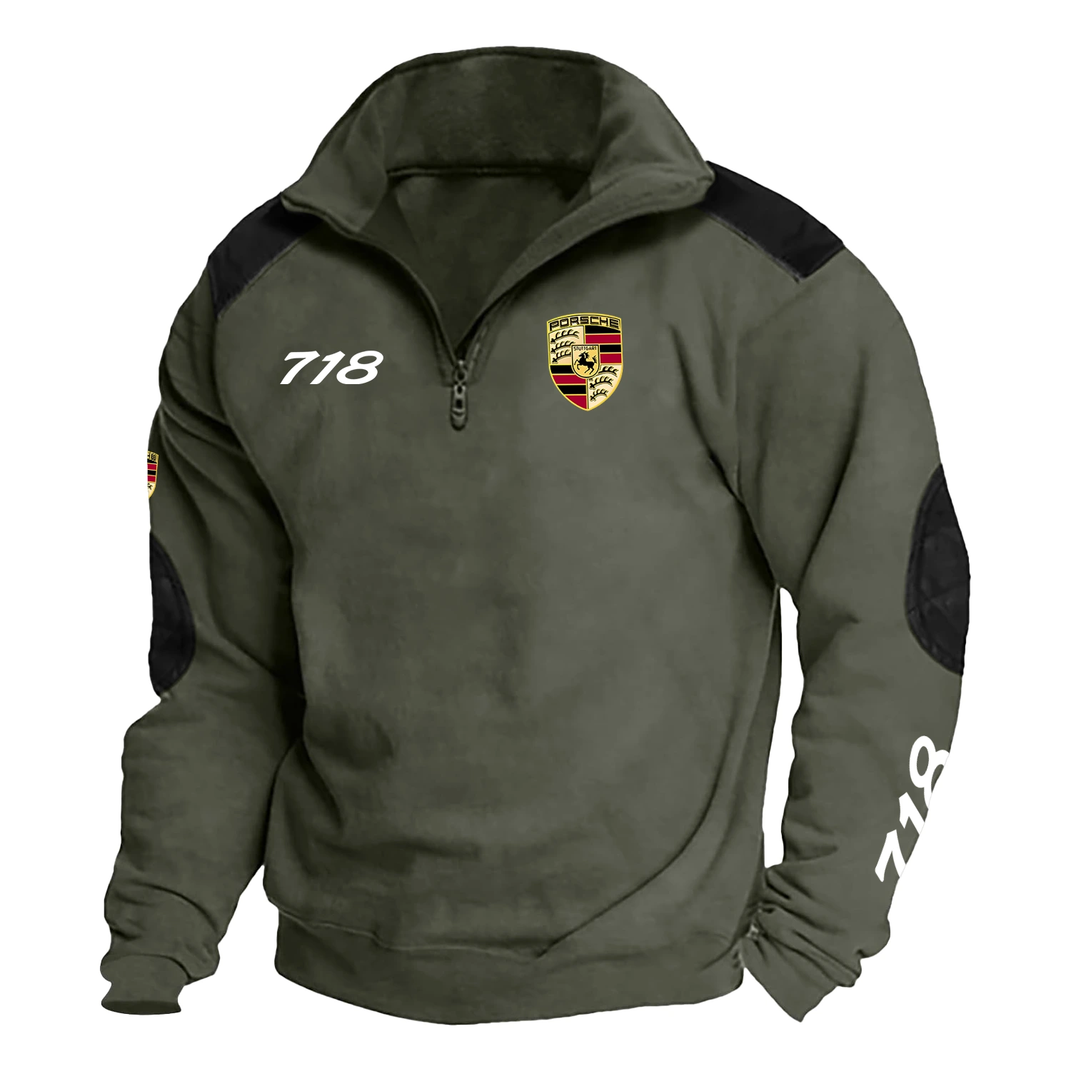 Porsche 718   Exclusive Tactical Quarter-Zip Sweatshirt HTSCSPOS718 – Porsche 718   Sweatshirt