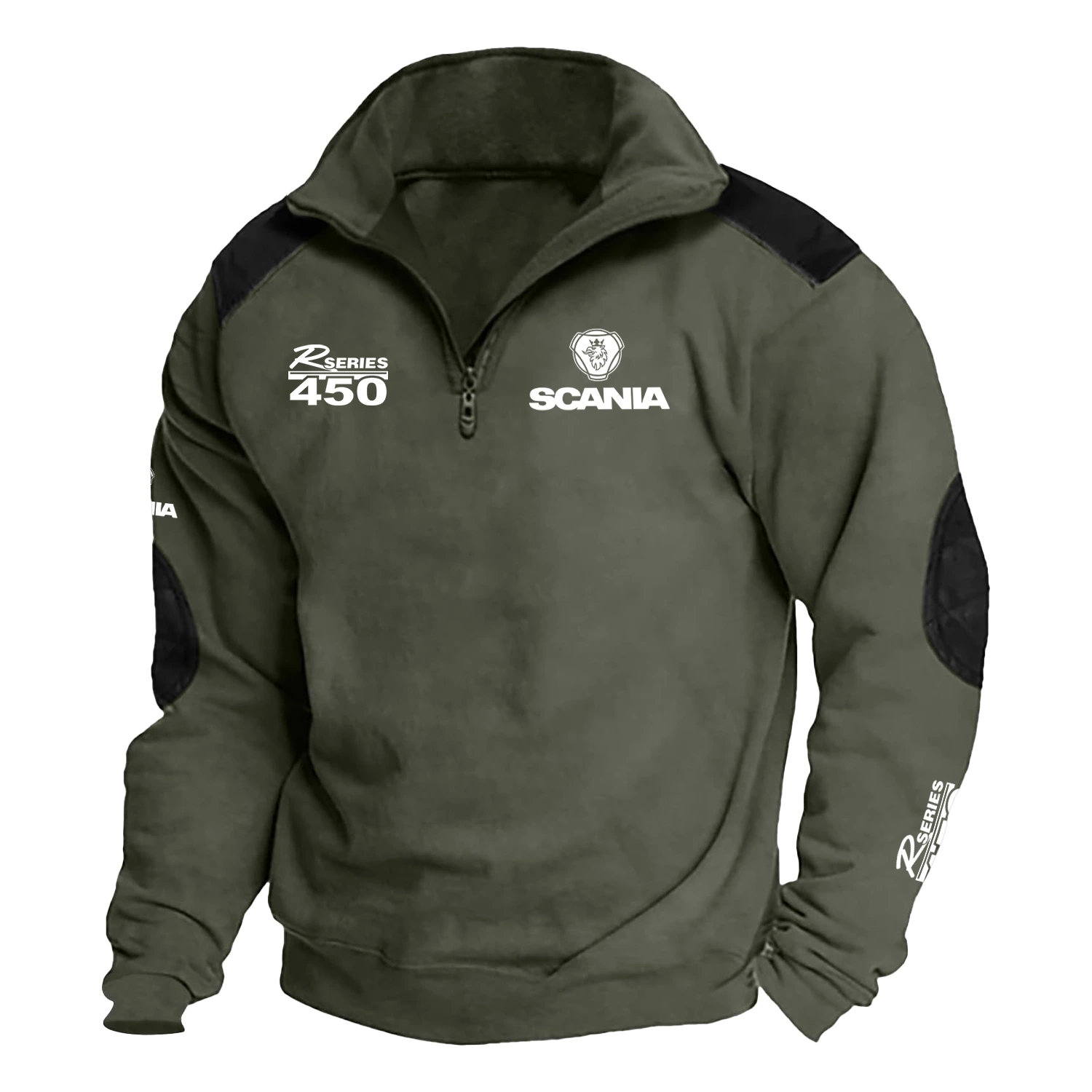 Scania R-Series 450   Exclusive Tactical Quarter-Zip Sweatshirt HTSCSSC450 – Scania R-Series 450   Sweatshirt
