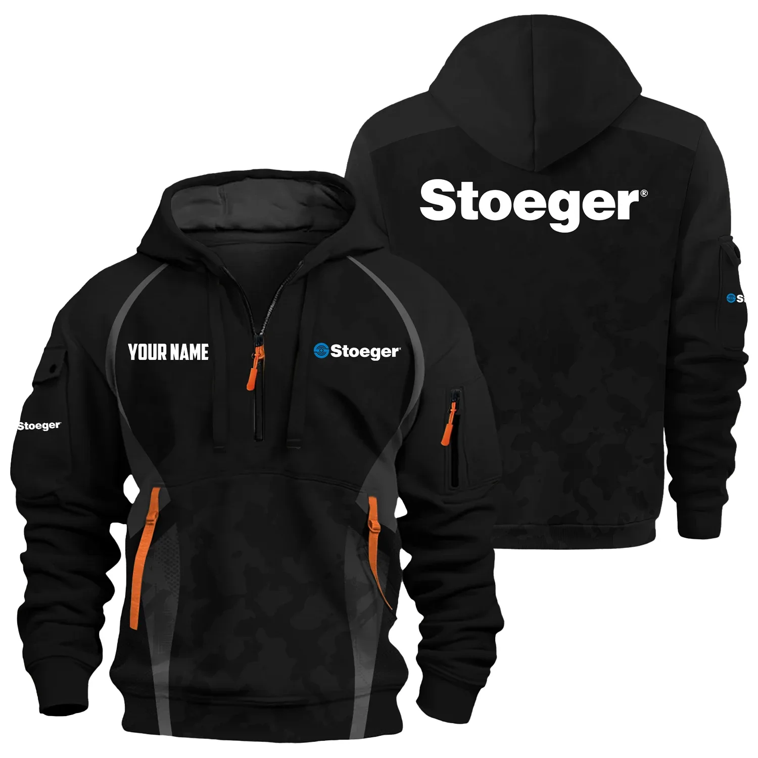 Stoeger Exclusive Logo Hoodie Half Zipper OUHU3DHHZ13SGZ