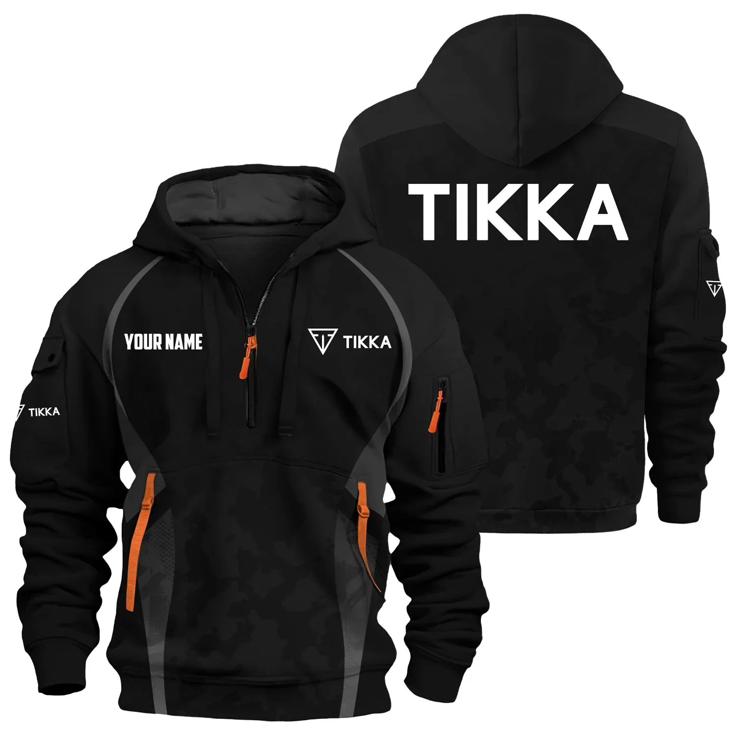 Tikka Exclusive Logo Hoodie Half Zipper OUHU3DHHZ13TKZ