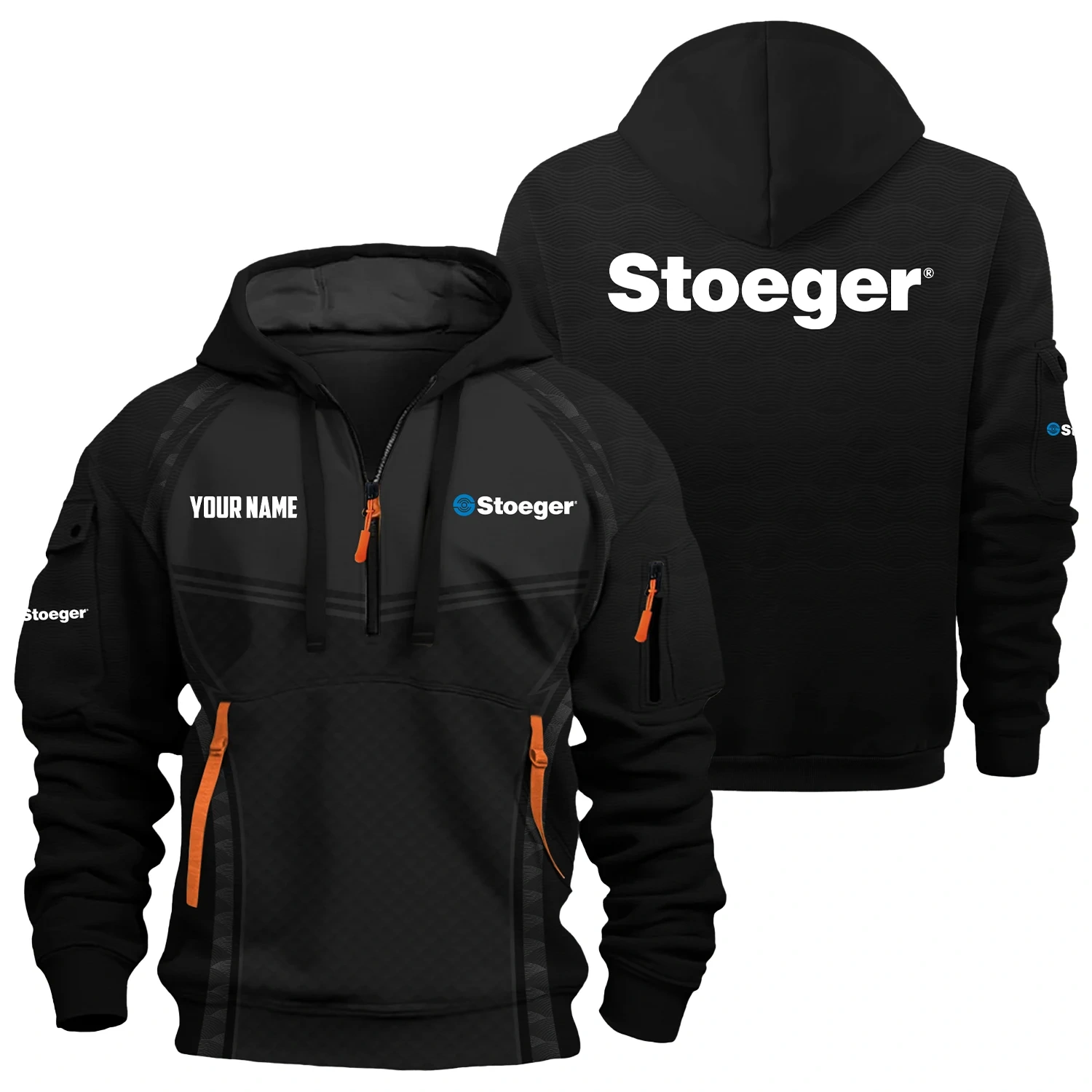 Stoeger Exclusive Logo Hoodie Half Zipper OUHU3DHHZ14SGZ