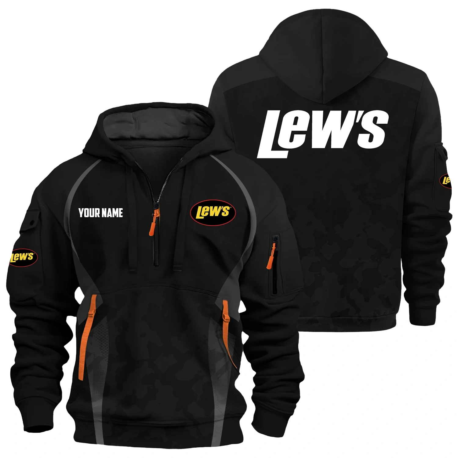 Lew's Exclusive Logo Hoodie Half Zipper TTFSHHZ3D081913LSZ