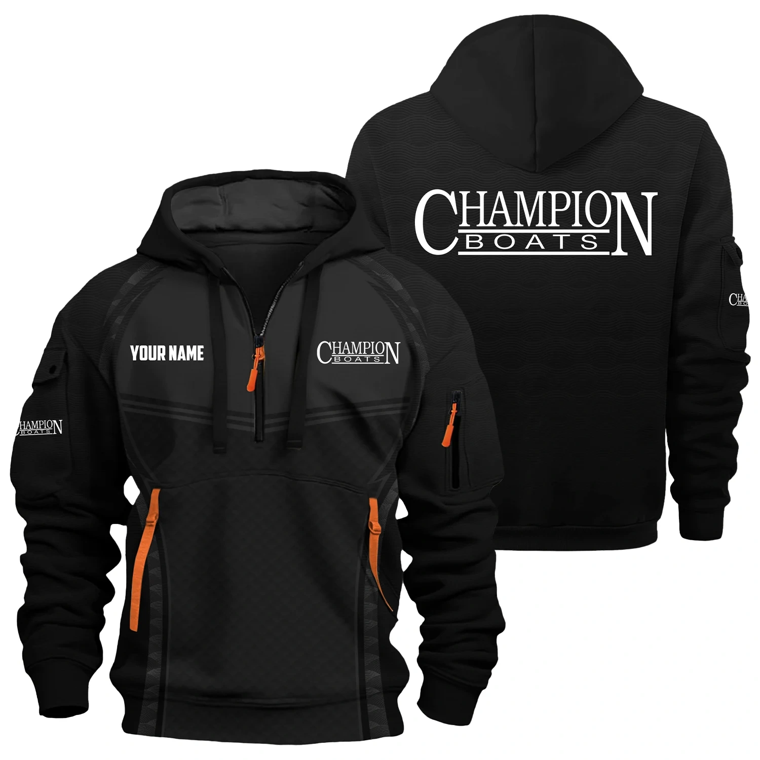 Champion Exclusive Logo Hoodie Half Zipper TTFSHHZ3D081914CHZ