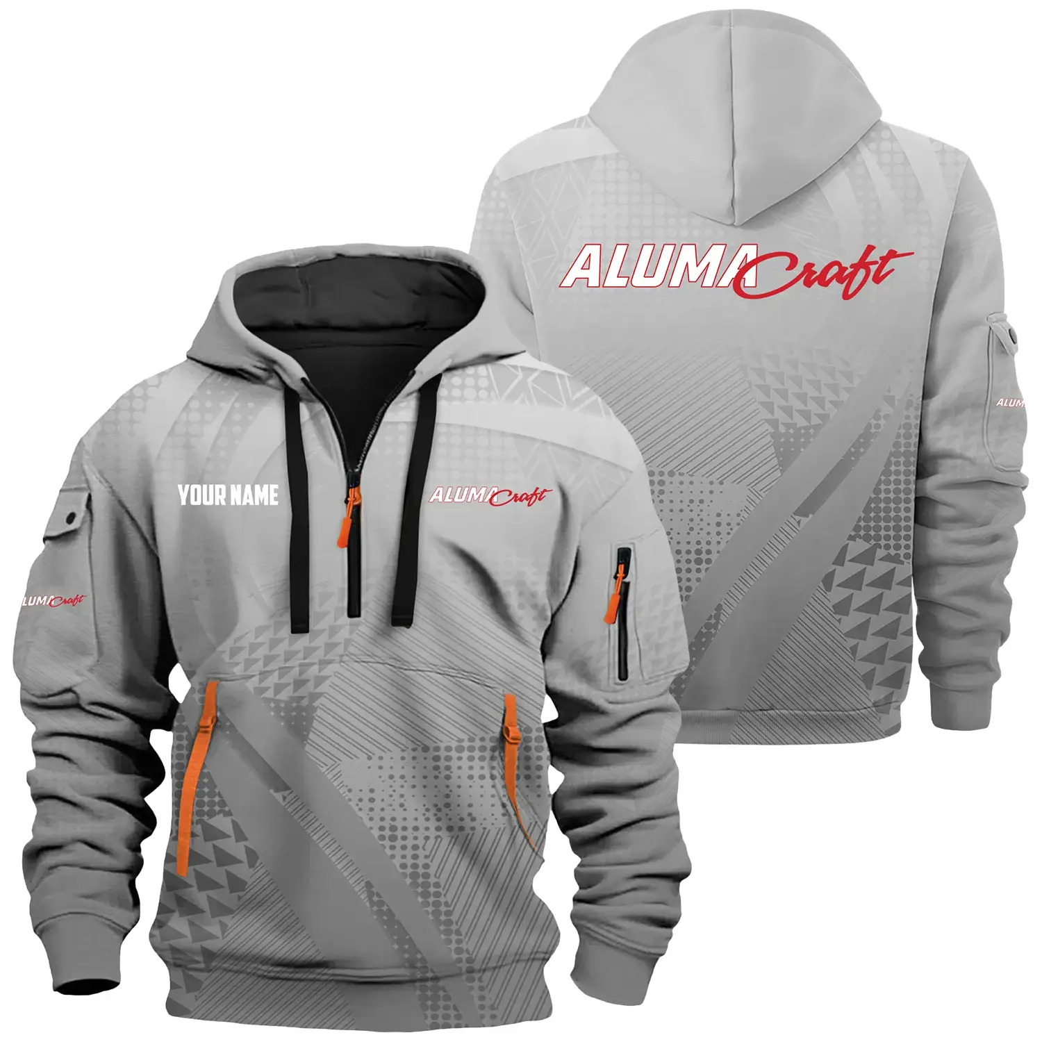 Alumacraft Exclusive Logo Hoodie Half Zipper TTFSHHZ3D0819A07ACZ