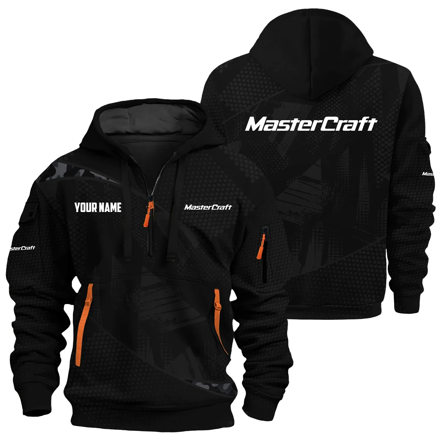 MasterCraft Exclusive Logo Hoodie Half Zipper TTFSHHZ3D0819A12MSZ