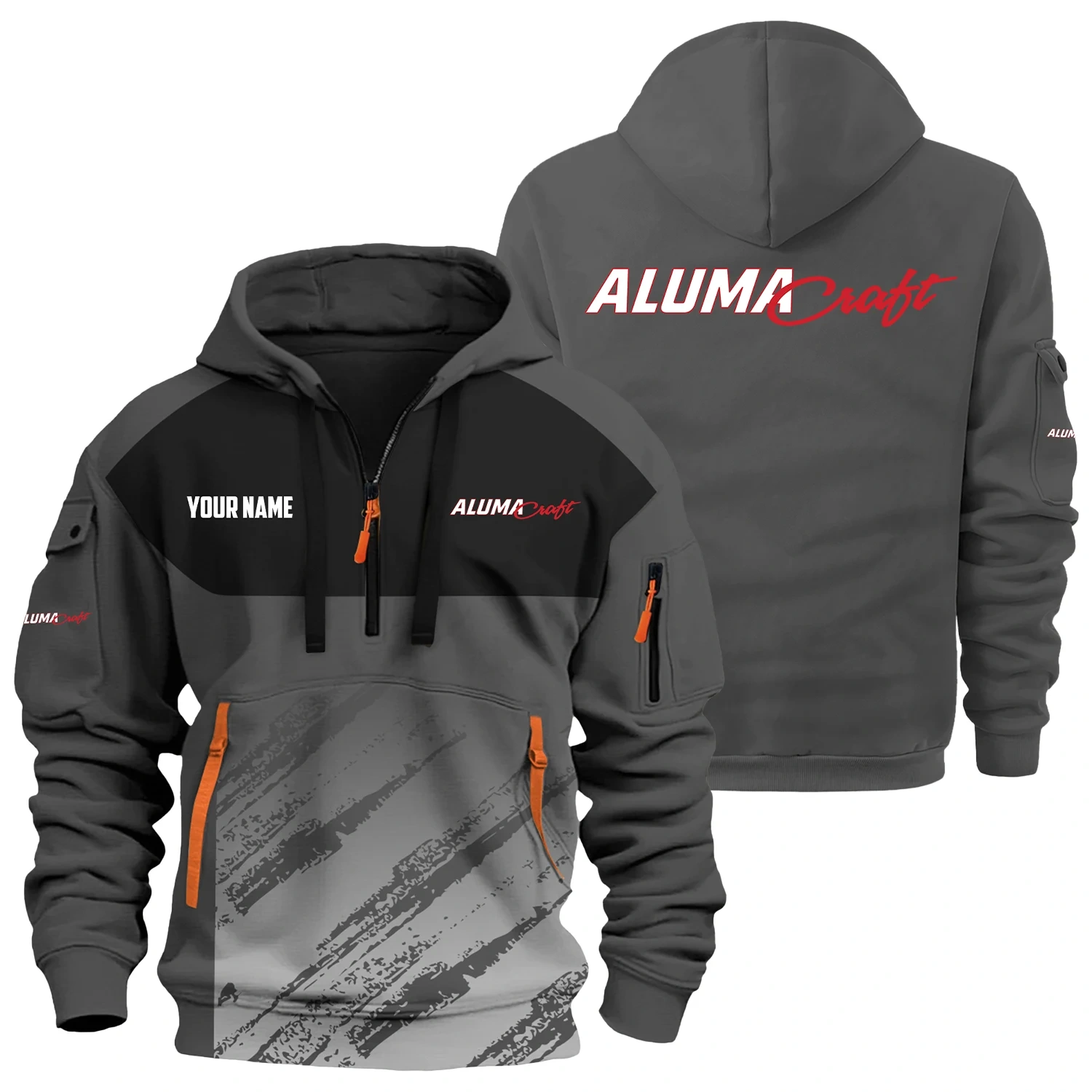 Alumacraft Exclusive Logo Hoodie Half Zipper TTFSHHZ3D0819C04ACZ