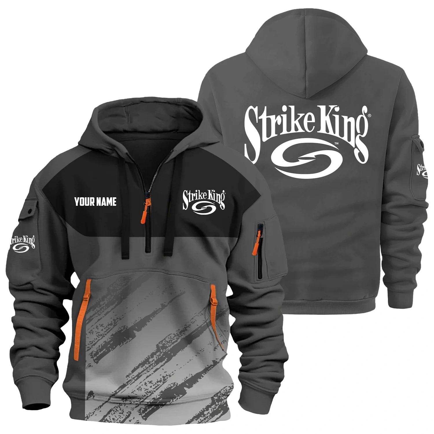 Strike King Exclusive Logo Hoodie Half Zipper TTFSHHZ3D0819C04SKZ