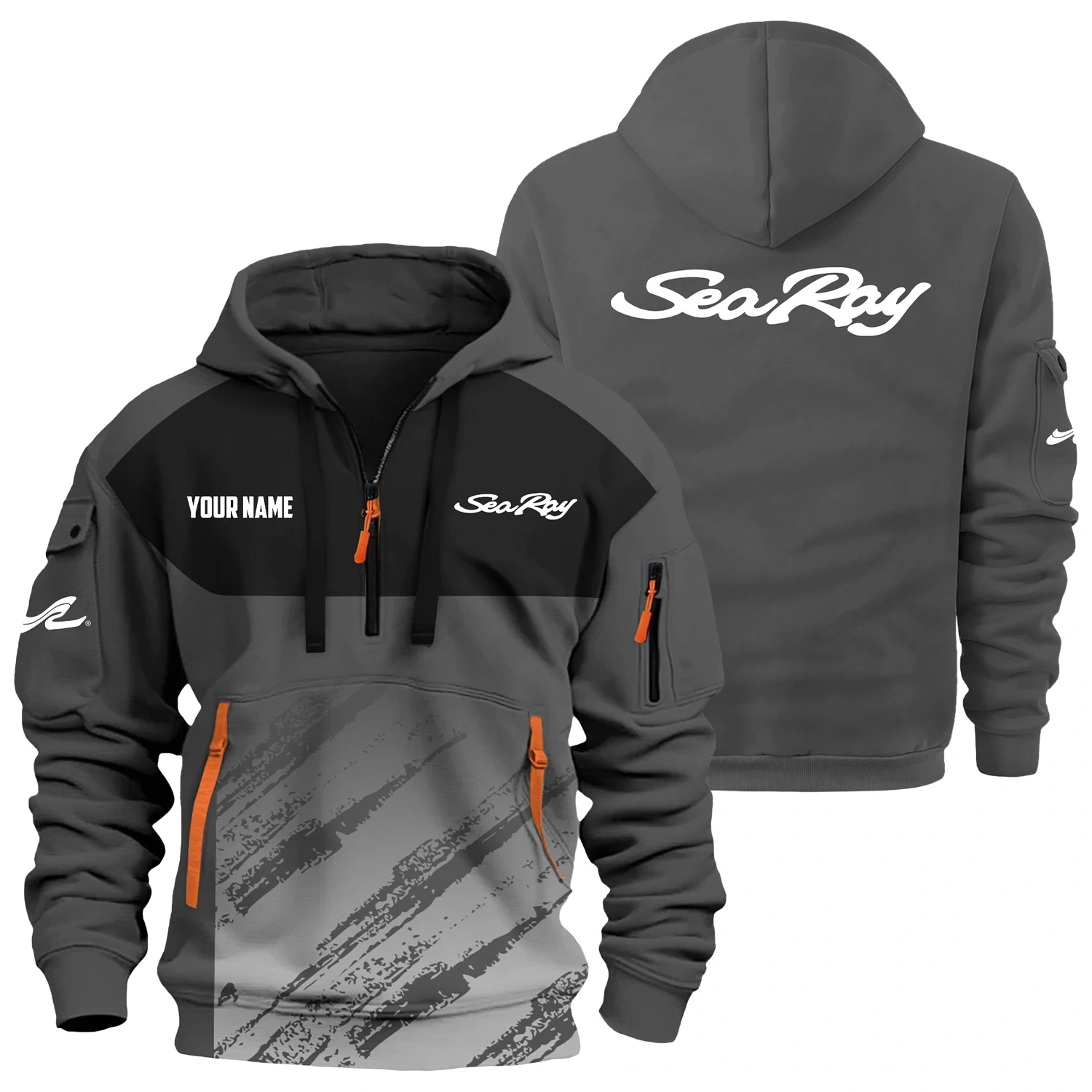 Sea Ray Exclusive Logo Hoodie Half Zipper TTFSHHZ3D0819C04SYZ