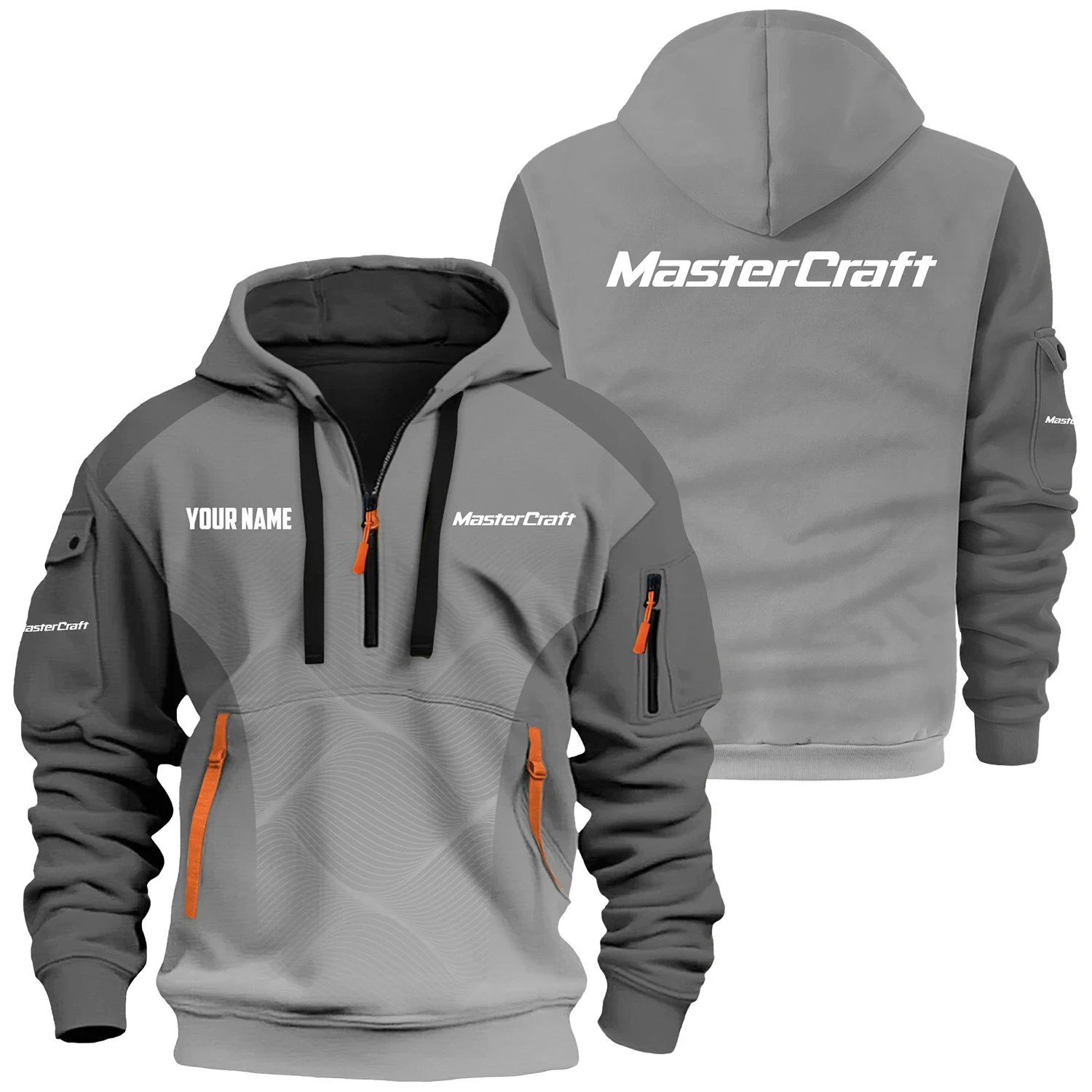 MasterCraft Exclusive Logo Hoodie Half Zipper TTFSHHZ3D0819C05MSZ