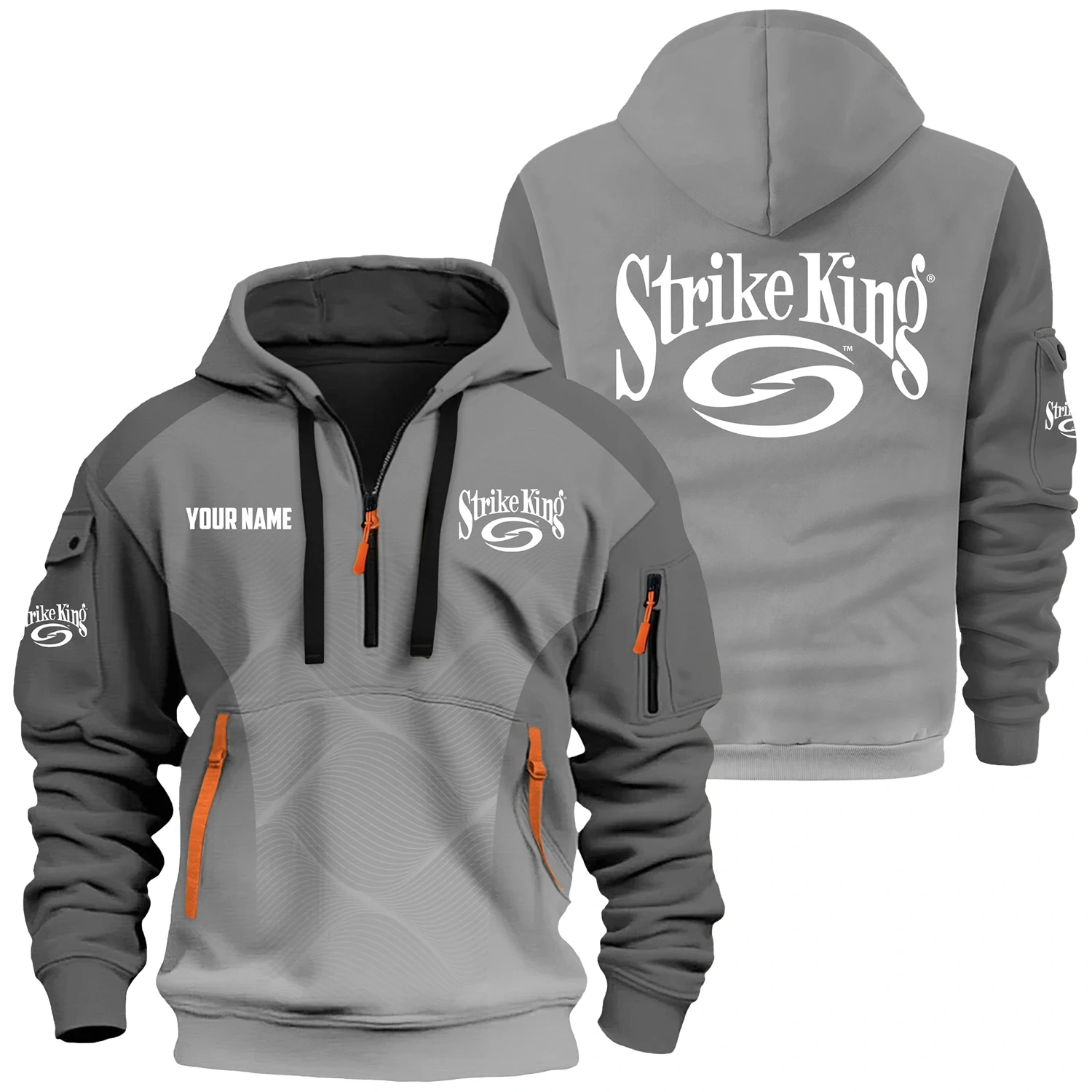 Strike King Exclusive Logo Hoodie Half Zipper TTFSHHZ3D0819C05SKZ