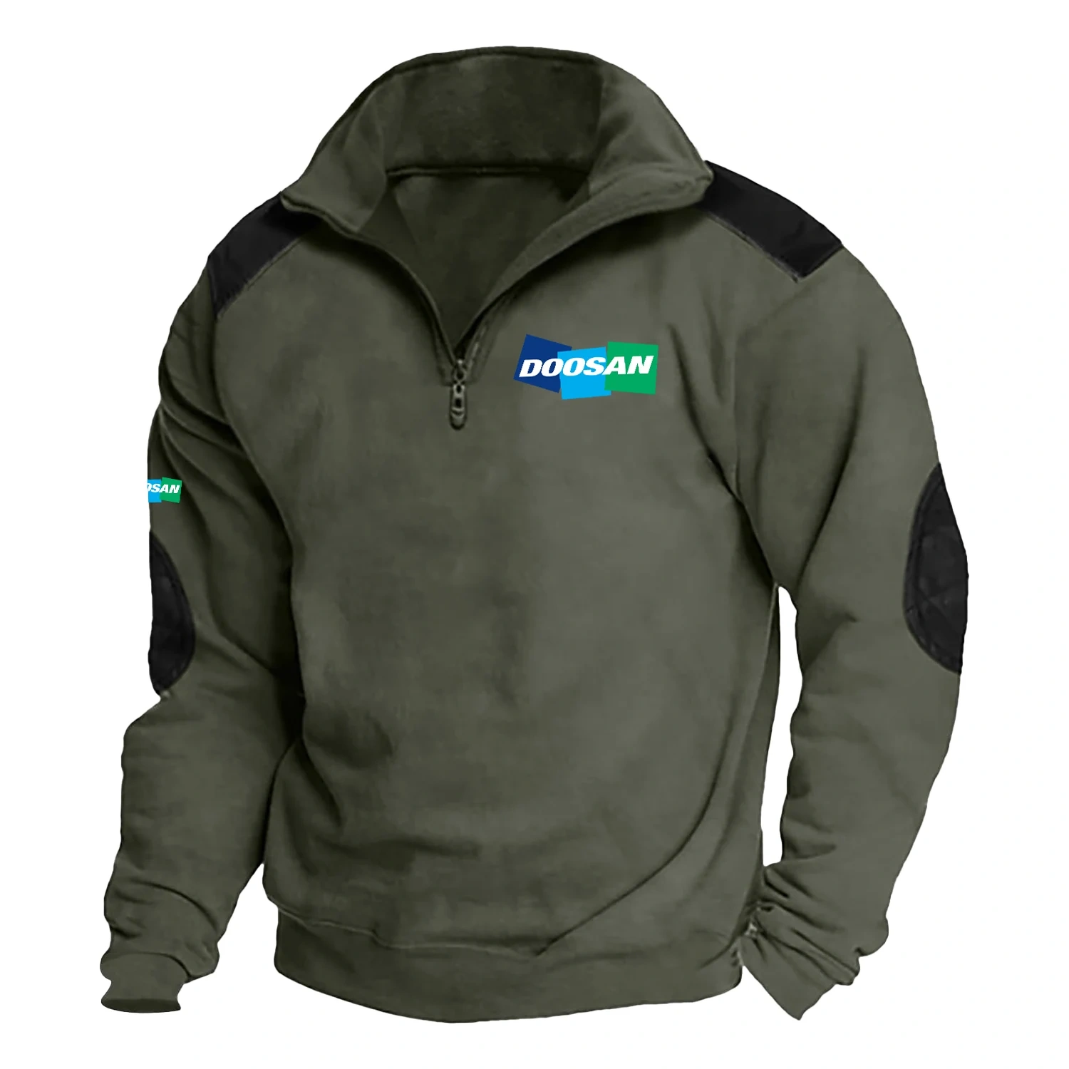 Doosan Infracore Exclusive Logo Tactical Quarter-Zip Sweatshirt NBCRSCS1601DIZ – Doosan Infracore Sweatshirt