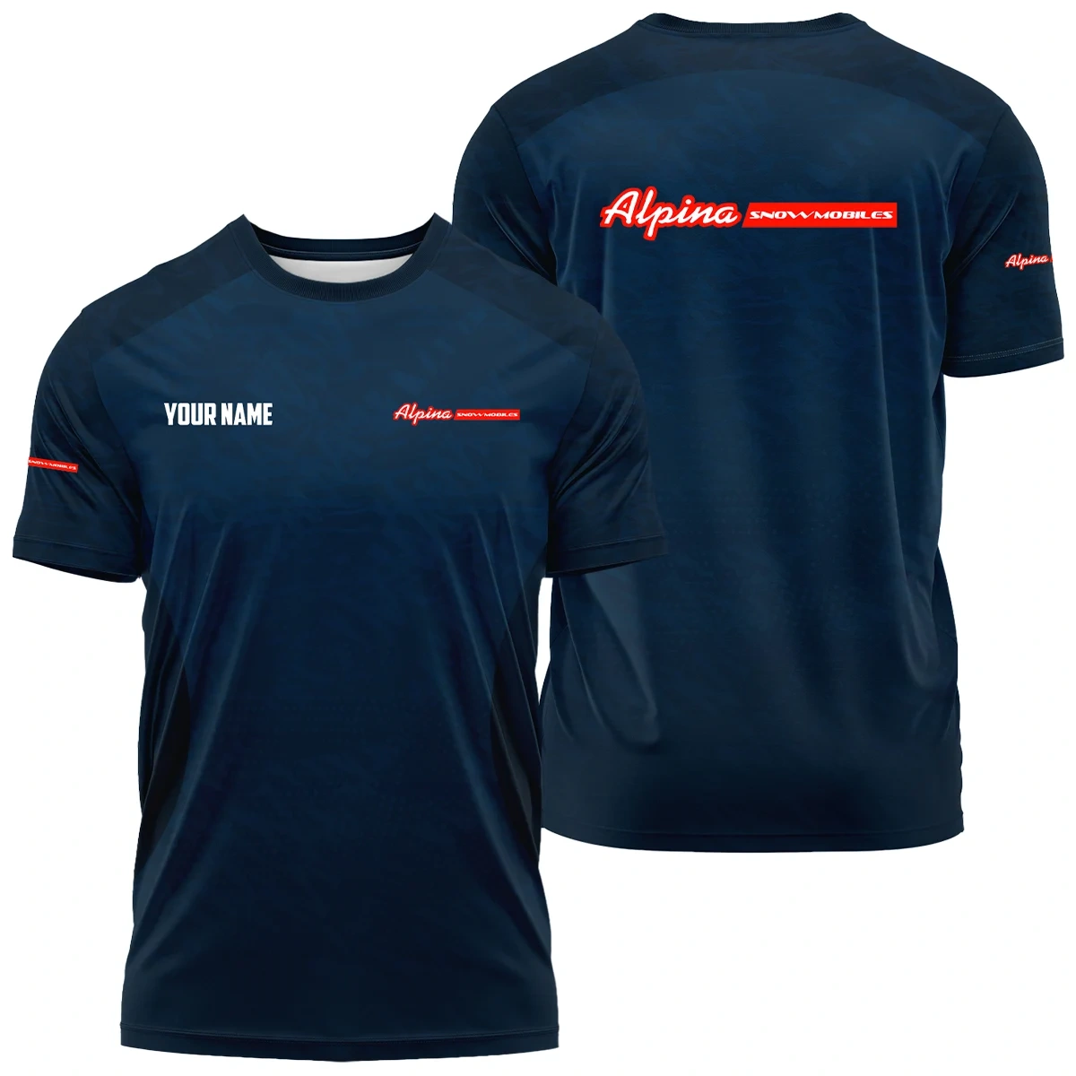 Alpina Snowmobiles Exclusive Logo T-Shirt NBSGPLTS090101ASZ – Alpina Snowmobiles T-Shirt