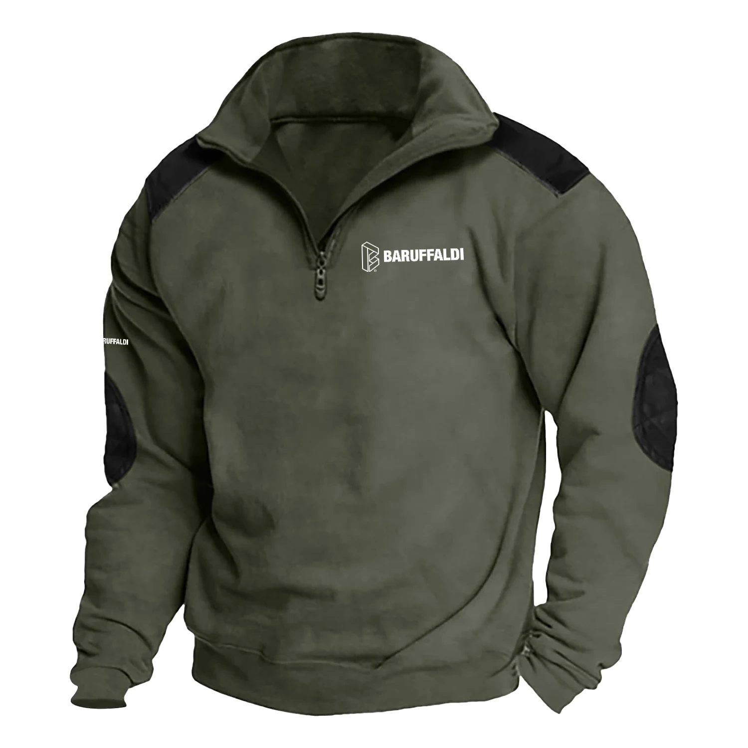 Baruffaldi Snow Systems Exclusive Logo Tactical Quarter-Zip Sweatshirt NBSGSCS0901BSZ – Baruffaldi Snow Systems Sweatshirt