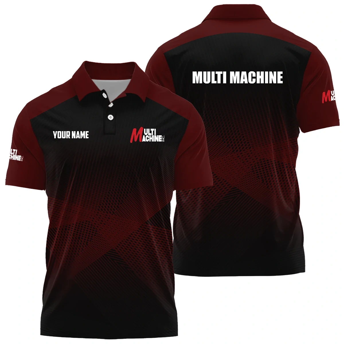 Multi Machine, Inc. Exclusive Logo Polo Shirt NBTVPLTS100102MMZ – Multi Machine, Inc. Polo Shirt