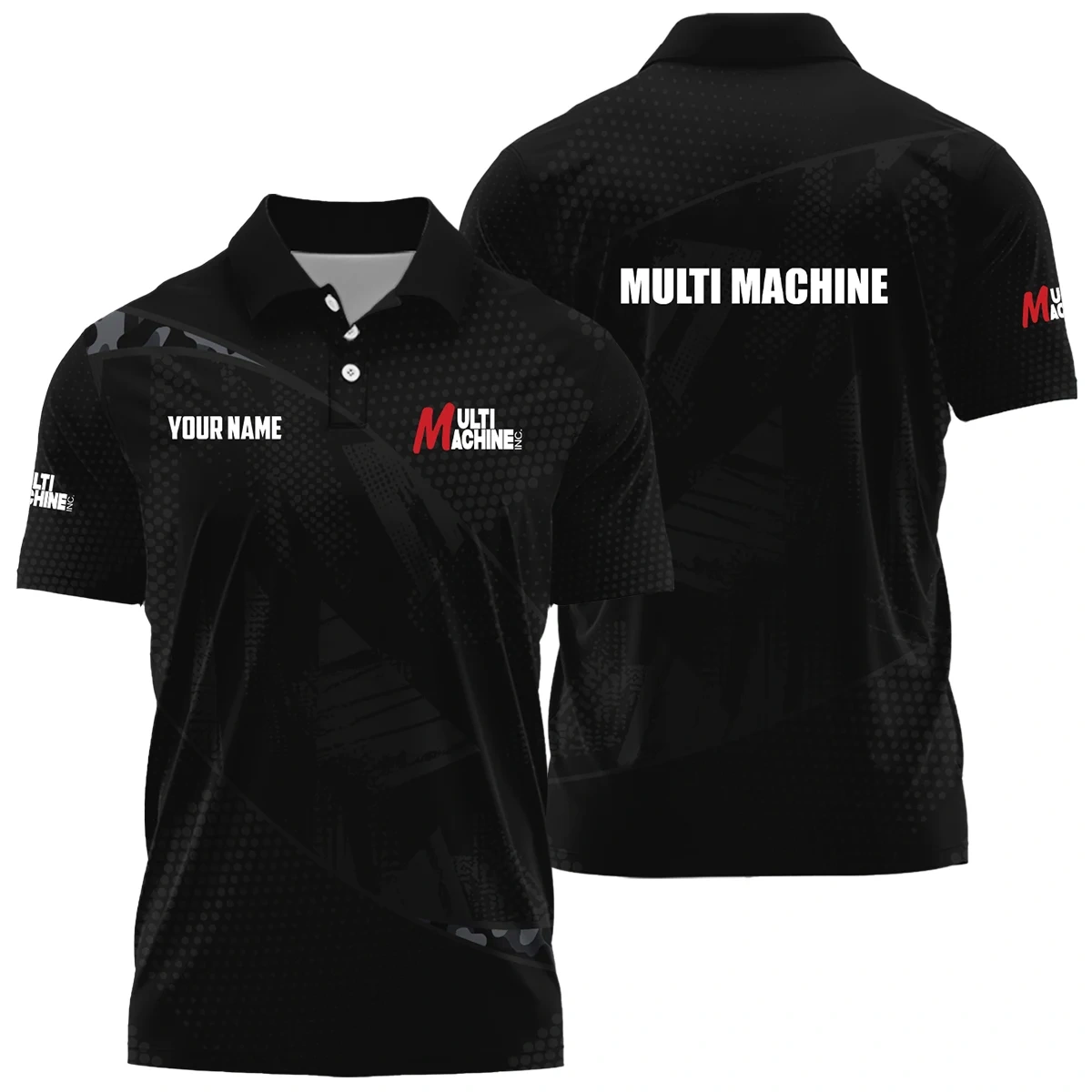Multi Machine, Inc. Exclusive Logo Polo Shirt NBTVPLTS100112MMZ – Multi Machine, Inc. Polo Shirt