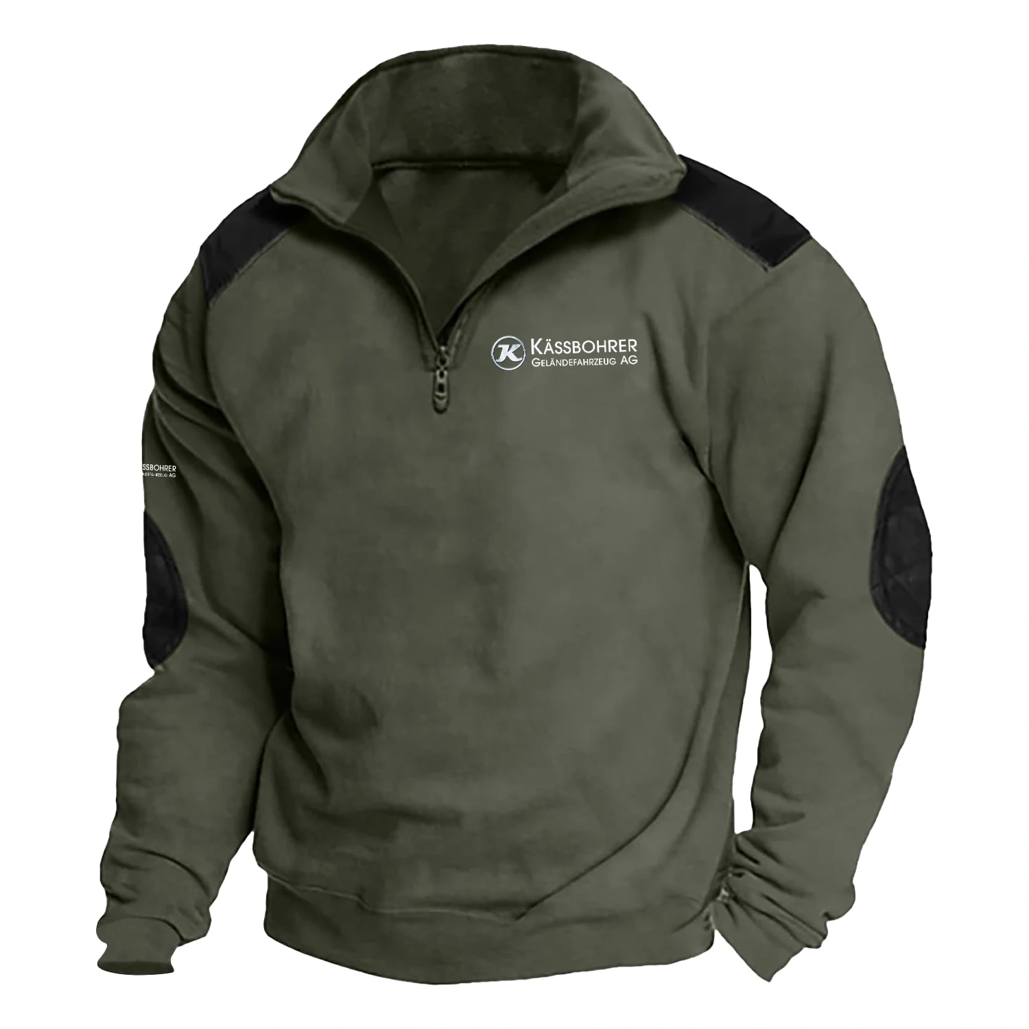 Kässbohrer Geländefahrzeug AG Exclusive Logo Tactical Quarter-Zip Sweatshirt NBTVSCS1001KGZ – Kässbohrer Geländefahrzeug AG Sweatshirt