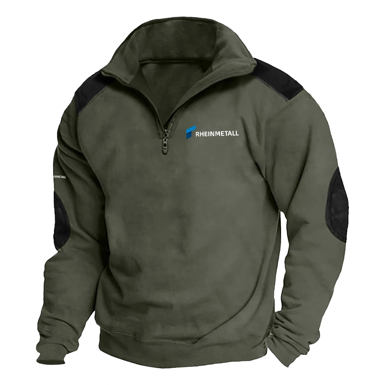 Rheinmetall Exclusive Logo Tactical Quarter-Zip Sweatshirt NBTVSCS1001RNZ – Rheinmetall Sweatshirt