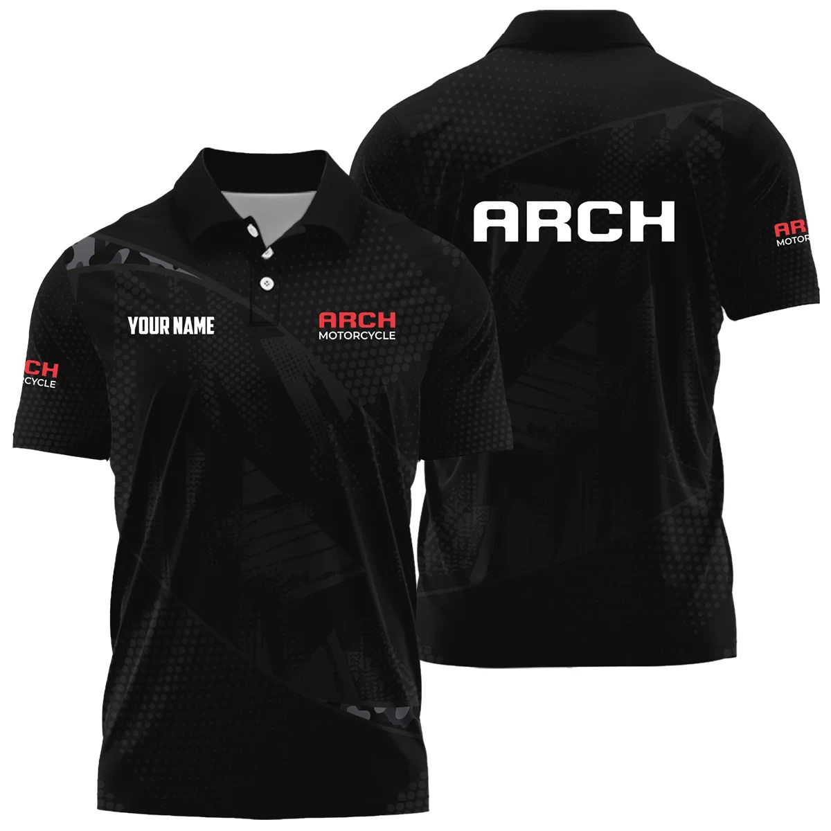 Arch Motorcycle Exclusive Polo Shirt OSMTBPLTS121112AMZ - Arch Motorcycle Polo Shirt