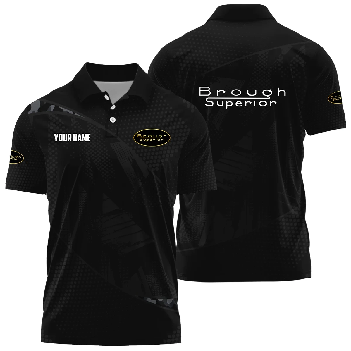 Brough Superior Exclusive Polo Shirt OSMTBPLTS121112BGSZ – Brough Superior Polo Shirt