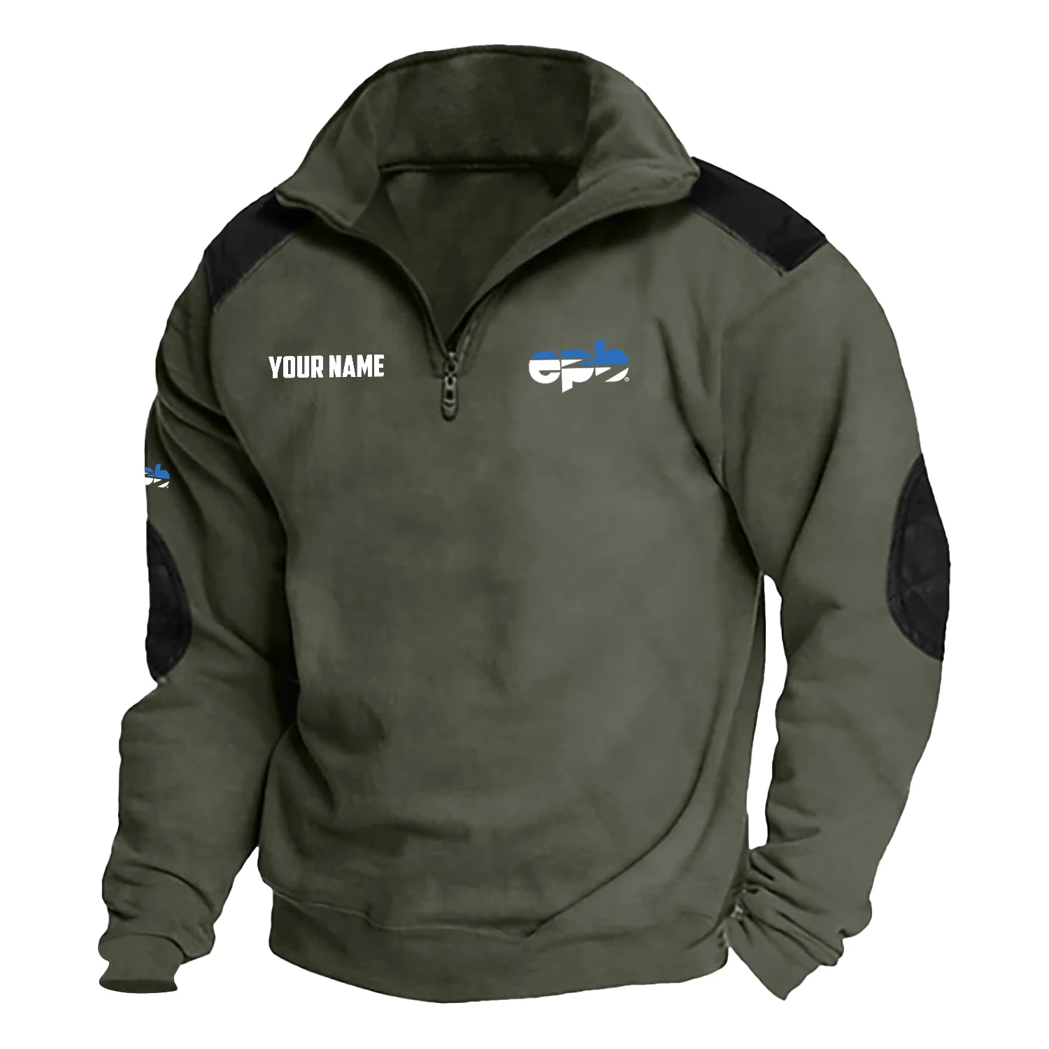 EPB Fiber Optics Exclusive Tactical Quarter-Zip Sweatshirt TOTTSCS1012EPZ - EPB Fiber Optics Sweatshirt
