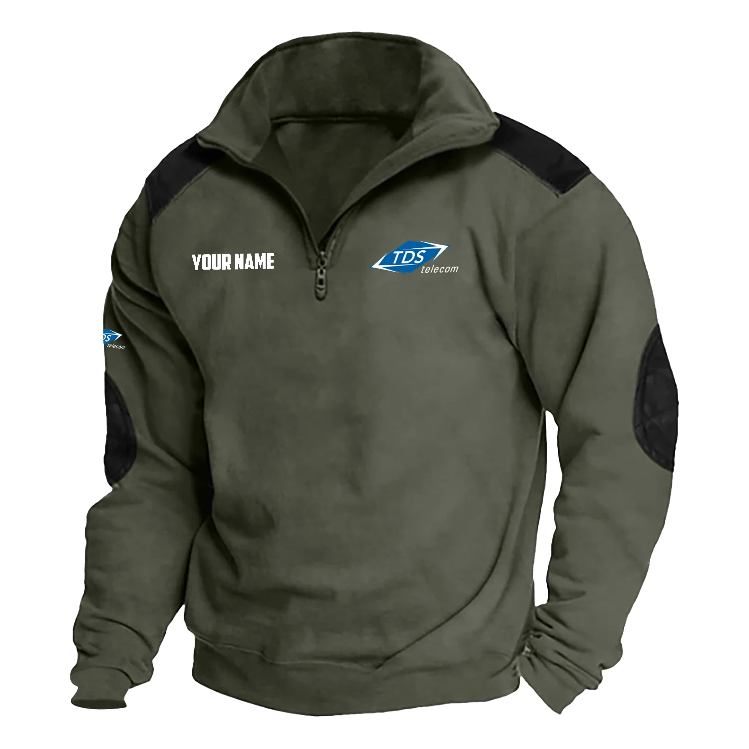 TDS Telecom Exclusive Tactical Quarter-Zip Sweatshirt TOTTSCS1012TTZ - TDS Telecom Sweatshirt