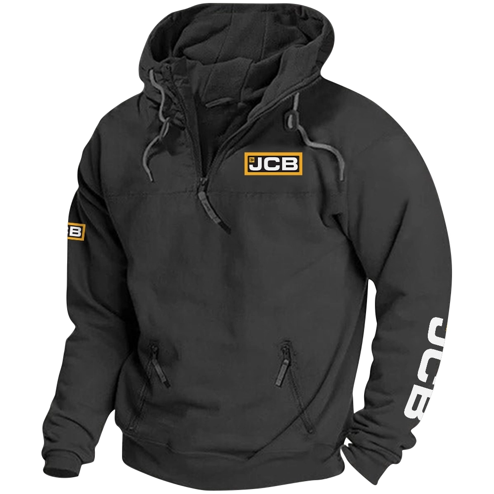 JCB Agriculture Exclusive Tactical Quarterzip Hoodie OUFAH1880819JAZ - JCB Agriculture Hoodie