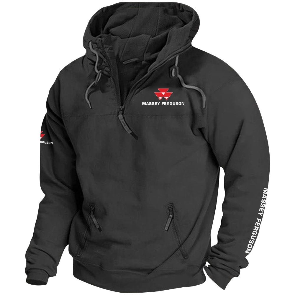 Massey Ferguson Exclusive Tactical Quarterzip Hoodie OUFAH1880819MFZ - Massey Ferguson Hoodie