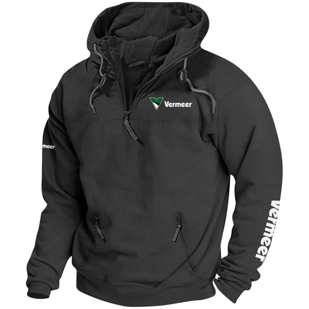 Vermeer Exclusive Tactical Quarterzip Hoodie OUFAH1880819VMZ - Vermeer Hoodie