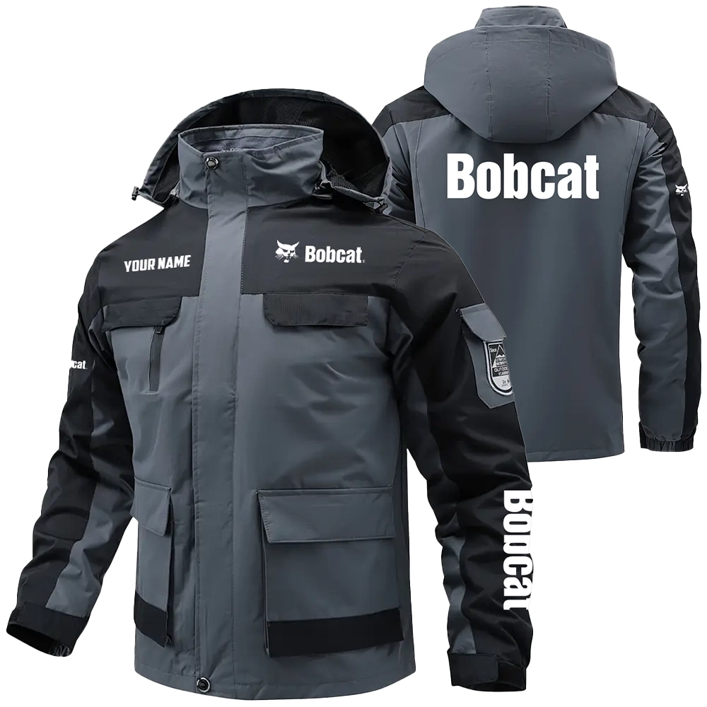 Bobcat Exclusive Water Resistant Outdoor Jacket Detachable Hood OUFAV203A0819BCZ - Bobcat Jacket