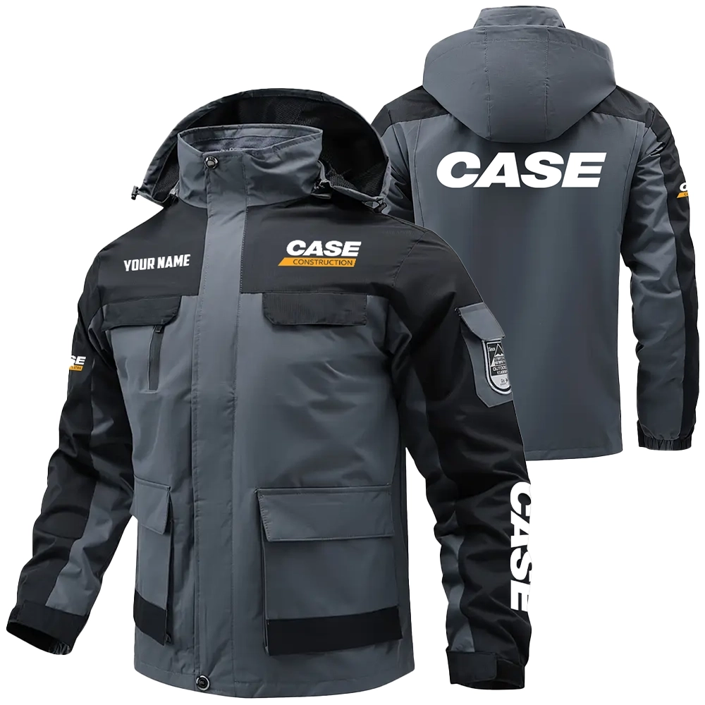 Case Construction Exclusive Water Resistant Outdoor Jacket Detachable Hood OUFAV203A0819CCZ - Case Construction Jacket