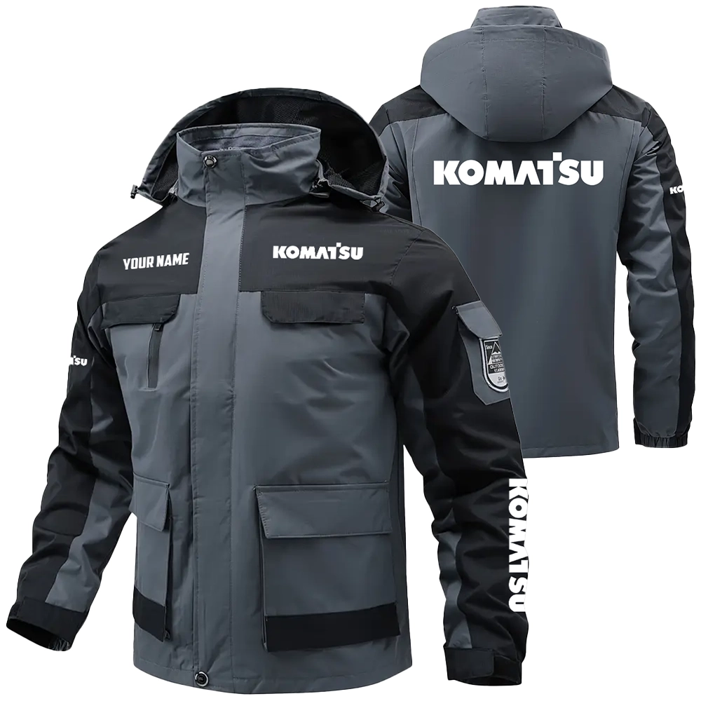 Komatsu Exclusive Water Resistant Outdoor Jacket Detachable Hood OUFAV203A0819KSZ - Komatsu Jacket