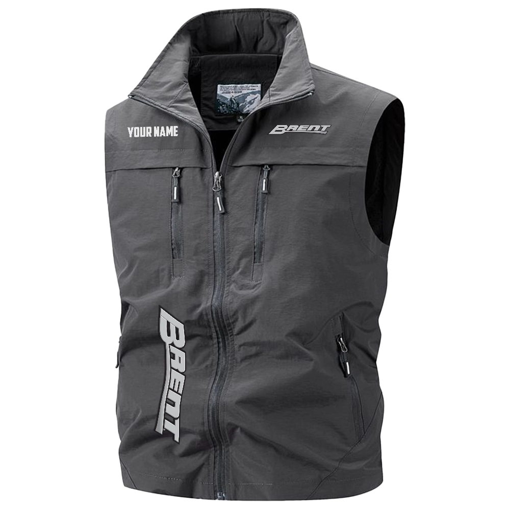 Brent Exclusive Multi-Pocket Sleeveless Vest OUFAV2100819BRZ - Brent Vest