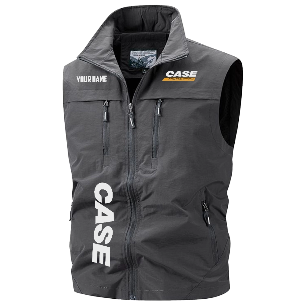 Case Construction Exclusive Multi-Pocket Sleeveless Vest OUFAV2100819CCZ - Case Construction Vest