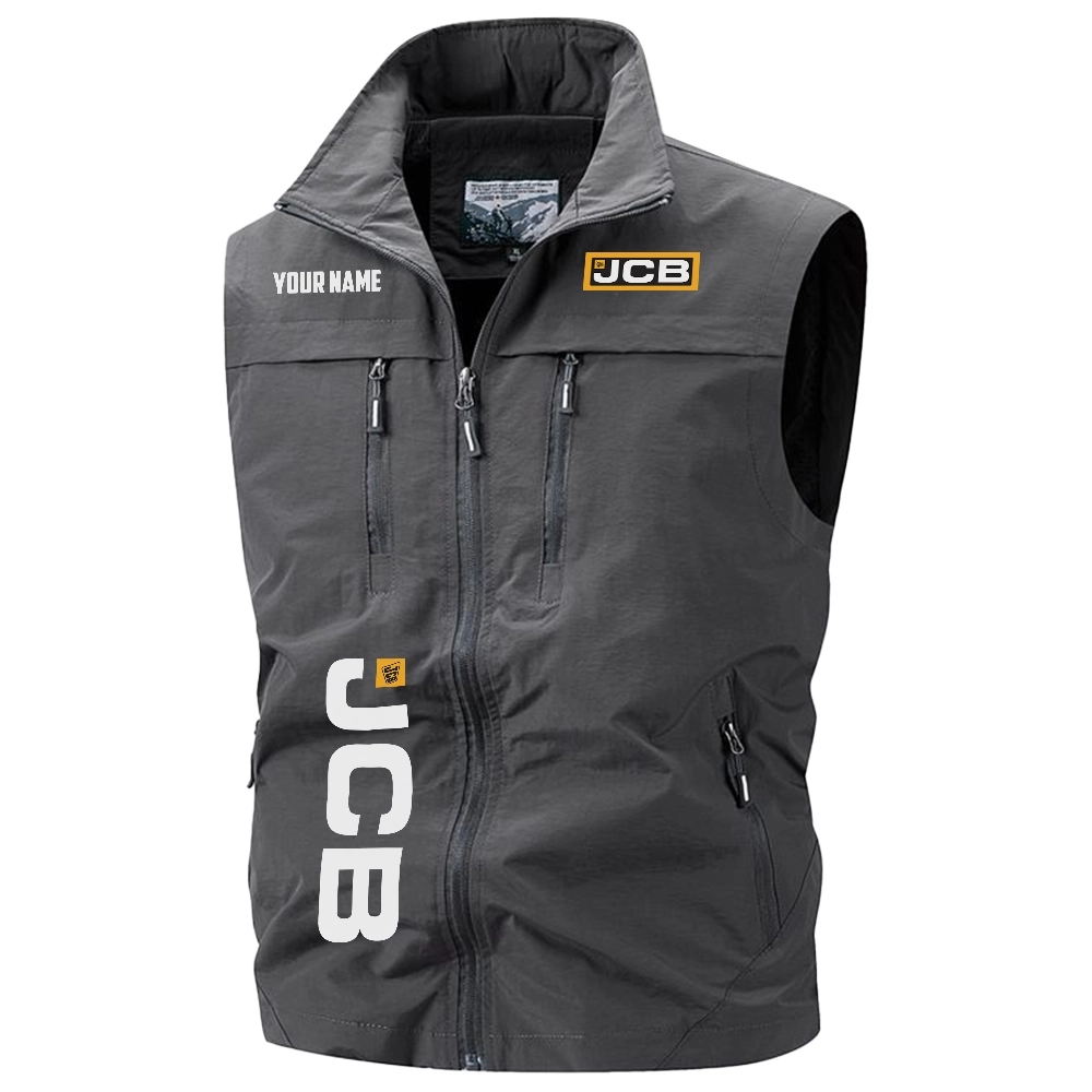 JCB Agriculture Exclusive Multi-Pocket Sleeveless Vest OUFAV2100819JAZ - JCB Agriculture Vest