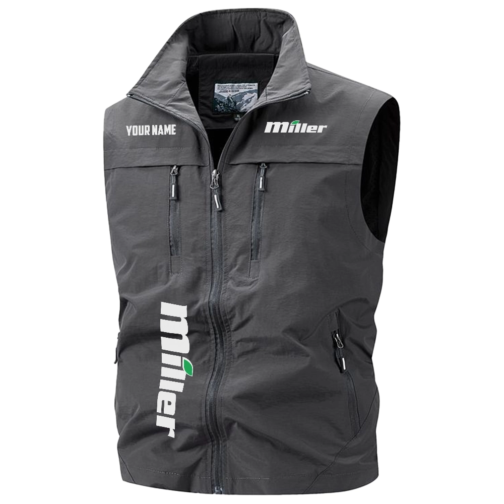 Miller Exclusive Multi-Pocket Sleeveless Vest OUFAV2100819MLZ - Miller Vest