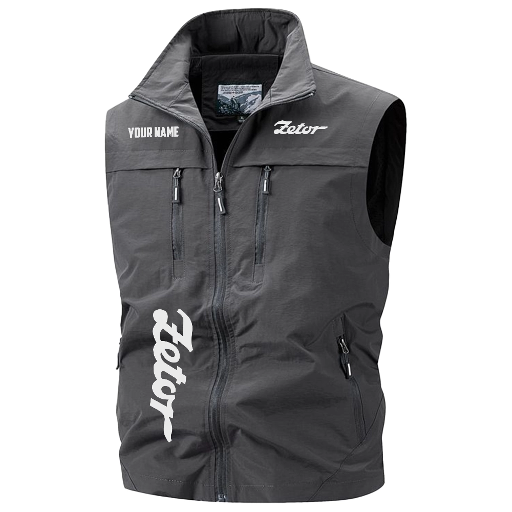Zetor Exclusive Multi-Pocket Sleeveless Vest OUFAV2100819ZTZ - Zetor Vest