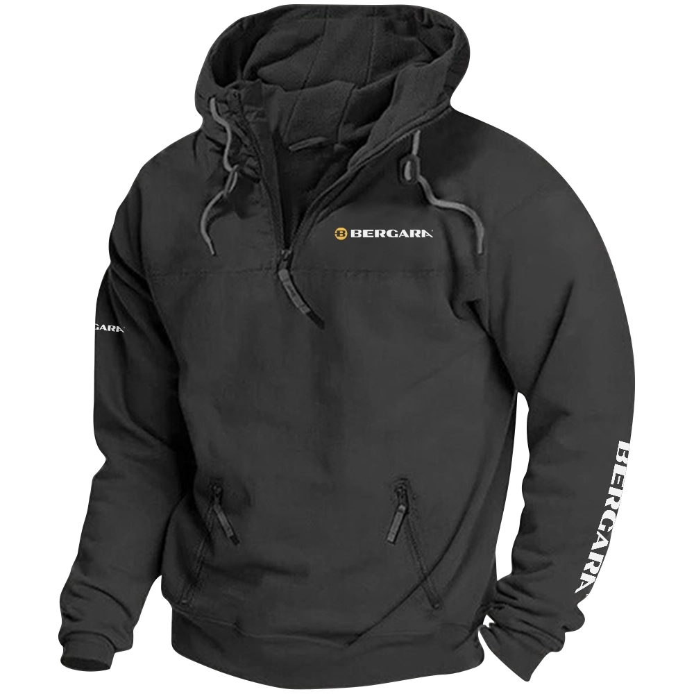 Bergara Exclusive Tactical Quarterzip Hoodie OUHUH1880815BGZ - Bergara Hoodie