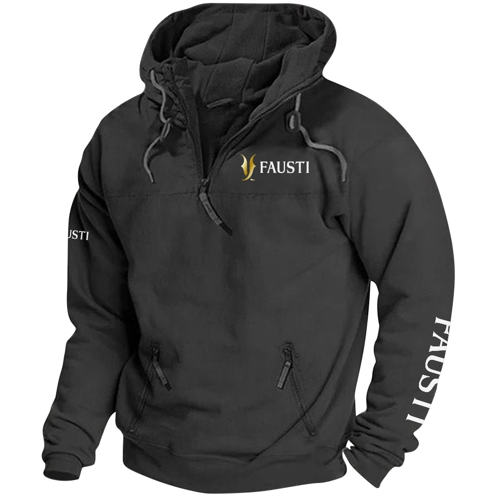 Fausti Exclusive Tactical Quarterzip Hoodie OUHUH1880815FSZ - Fausti Hoodie