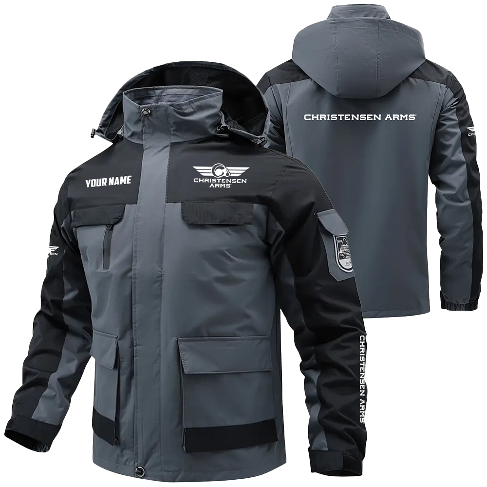 Christensen Arms Exclusive Water Resistant Outdoor Jacket Detachable Hood OUHUV203A0815CAZ – Christensen Arms Jacket