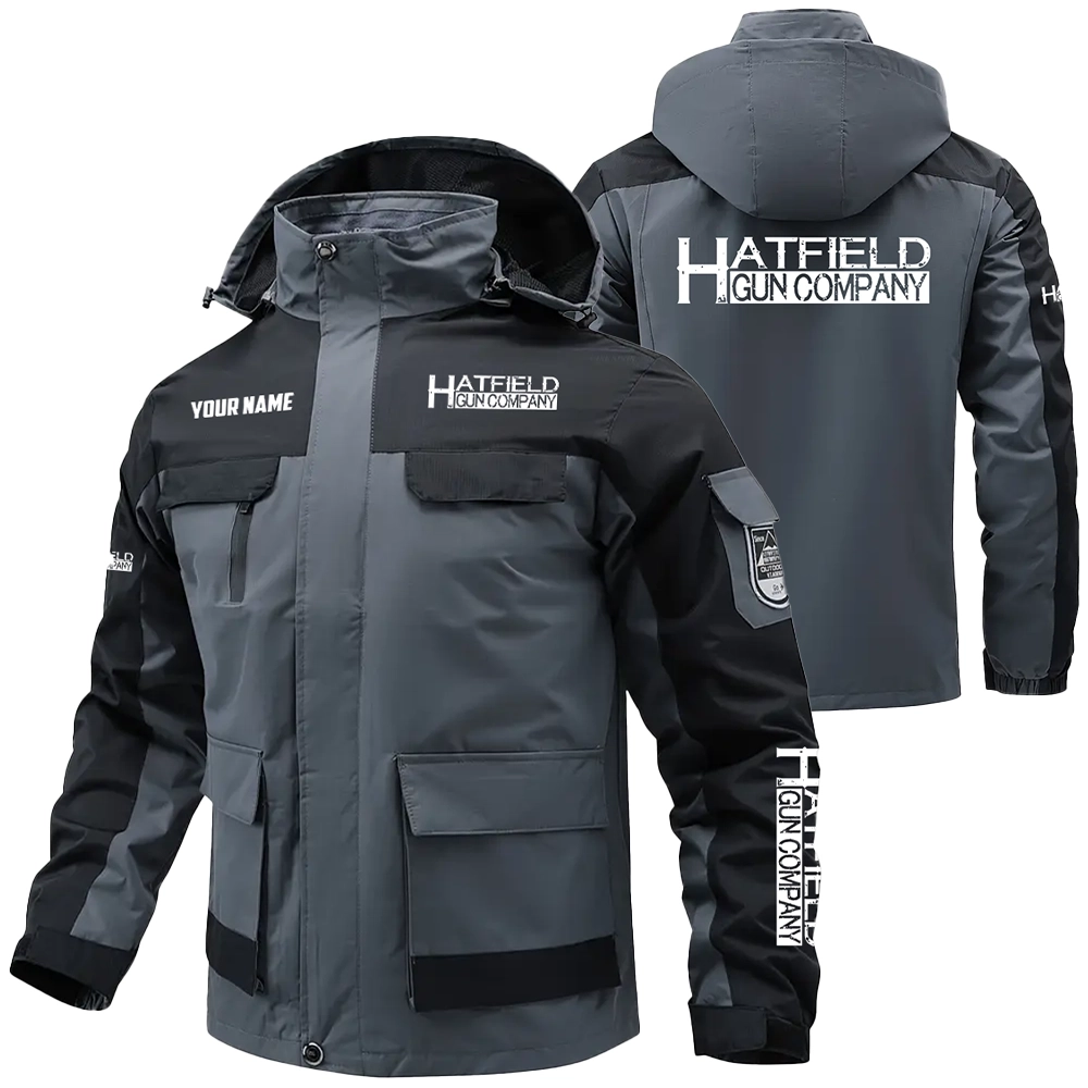 Hatfield Exclusive Water Resistant Outdoor Jacket Detachable Hood OUHUV203A0815HTZ - Hatfield Jacket