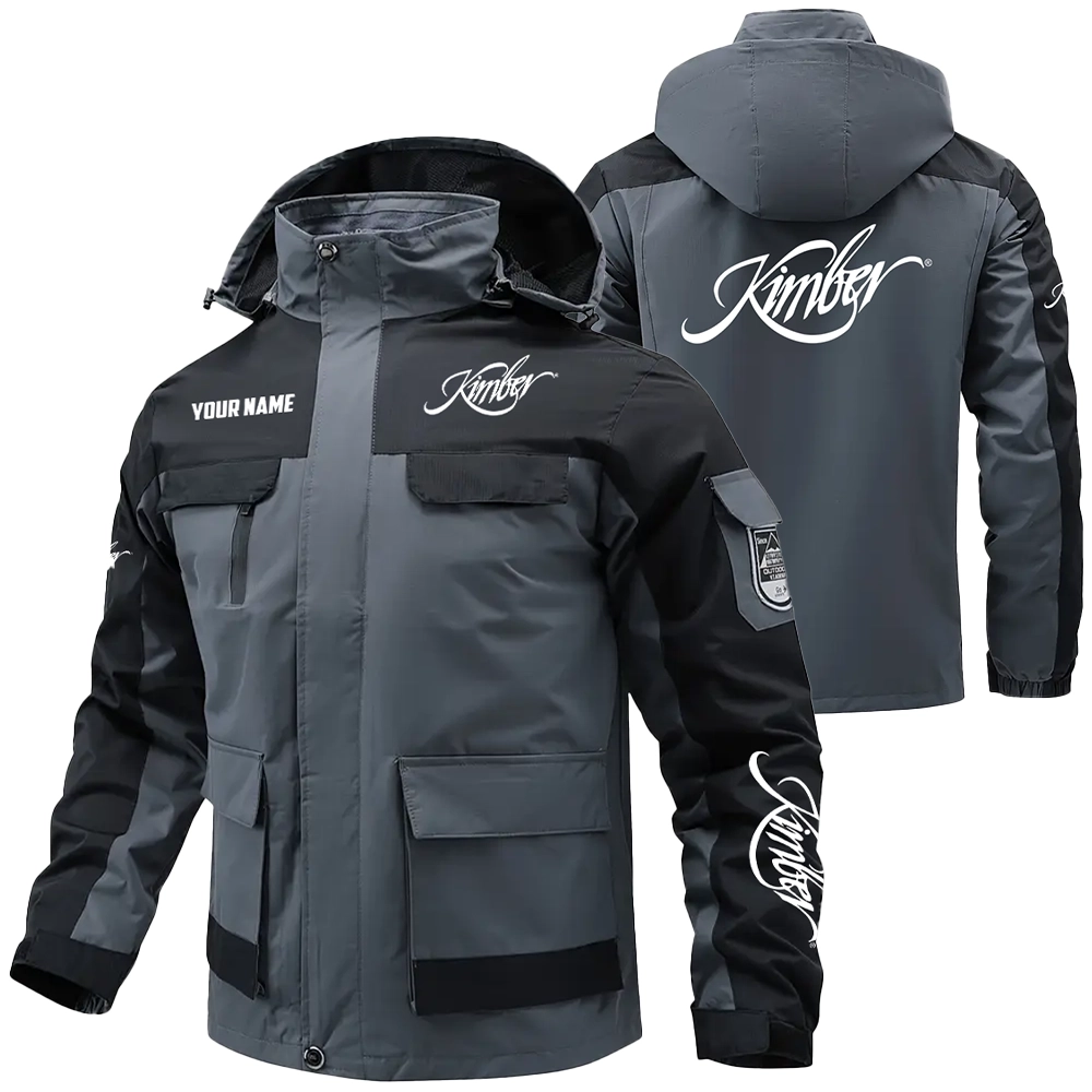 Kimber Exclusive Water Resistant Outdoor Jacket Detachable Hood OUHUV203A0815KBZ - Kimber Jacket