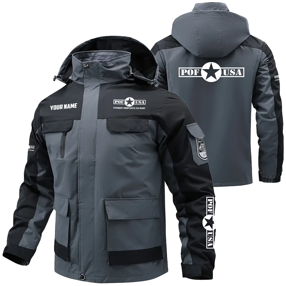 Patriot Ordnance Factory Exclusive Water Resistant Outdoor Jacket Detachable Hood OUHUV203A0815POZ - Patriot Ordnance Factory Jacket